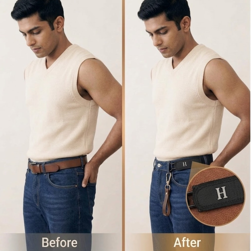 FlexGrip Belt  No-Buckle Comfort Series  Strong grip + flexible stretch — says it all