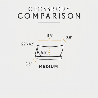 Luna Crescent Sling Bag (Cold Brew )