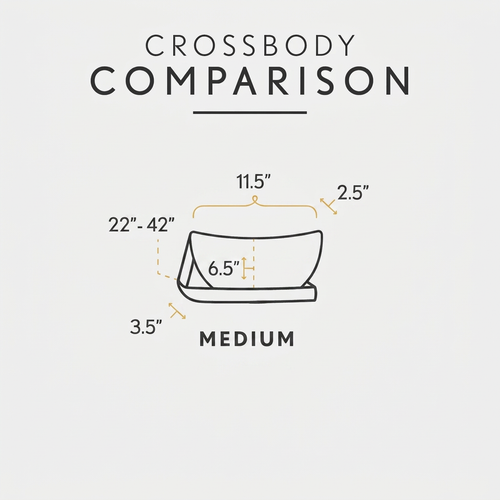 Luna Crescent Sling Bag (Cold Brew )